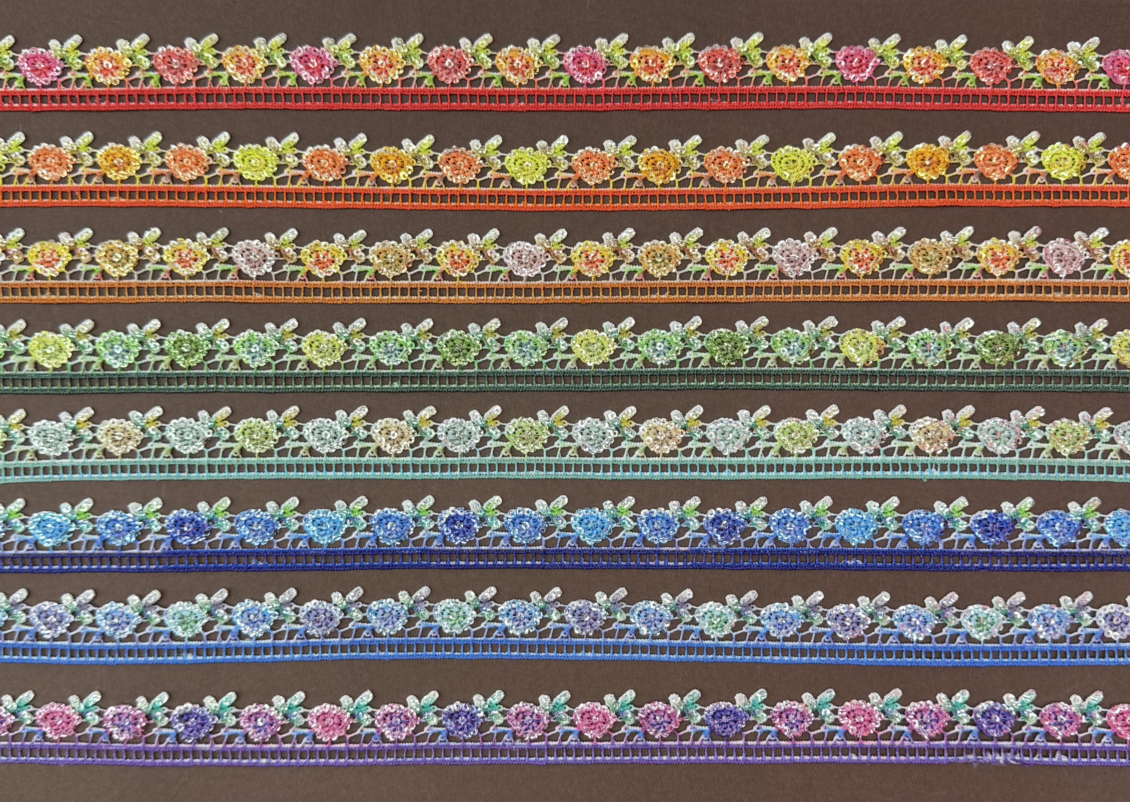 Digital Printed Lace Trim / 数码印花花边