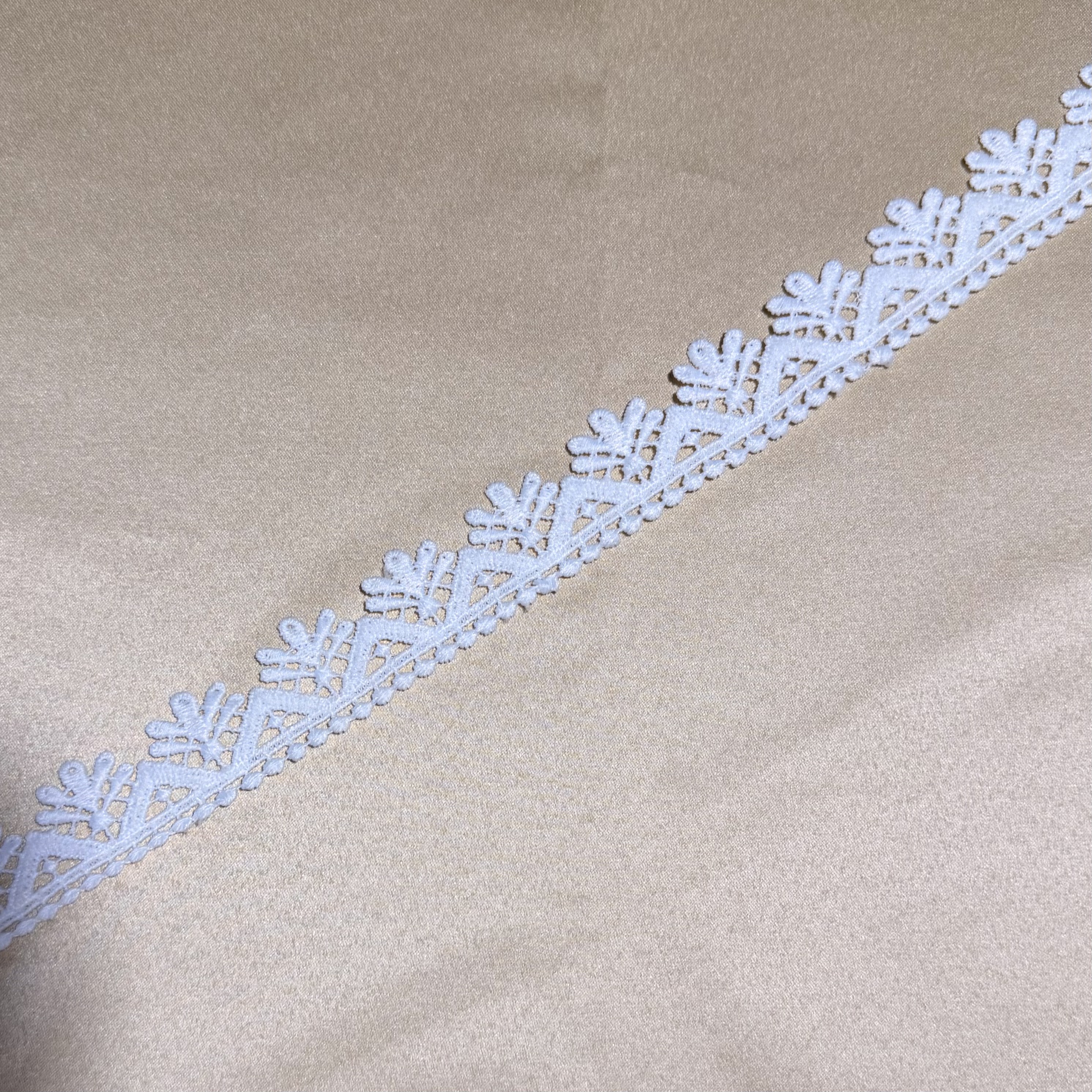 Pip & Palmette Border Lace