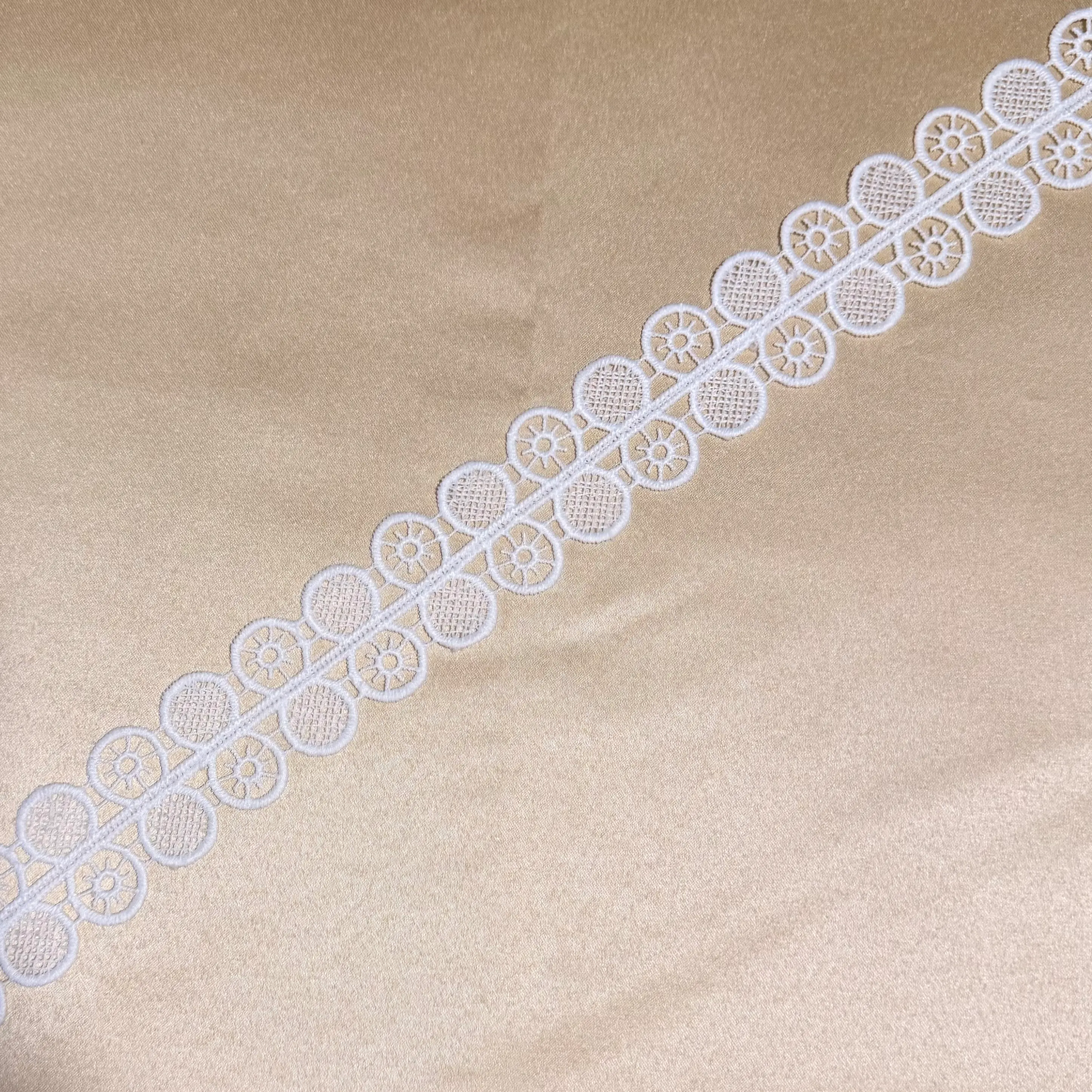 Mod Lattice & Wheel Embroidered Trim