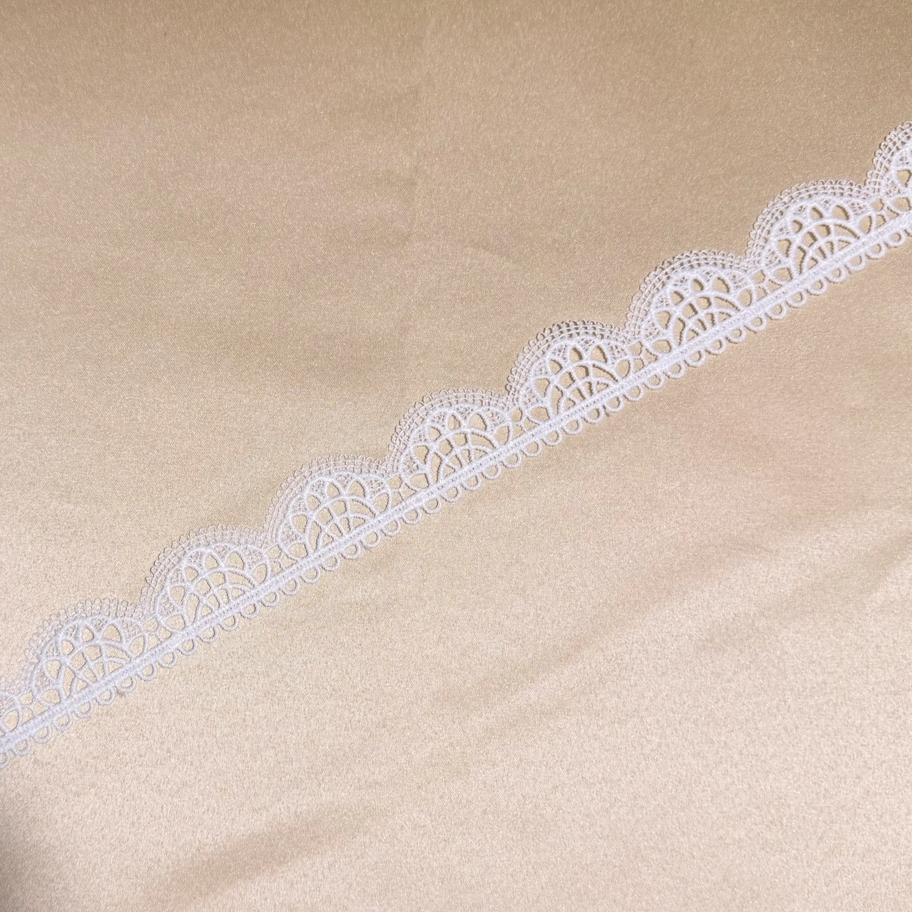 Fine Mesh Scalloped Lace