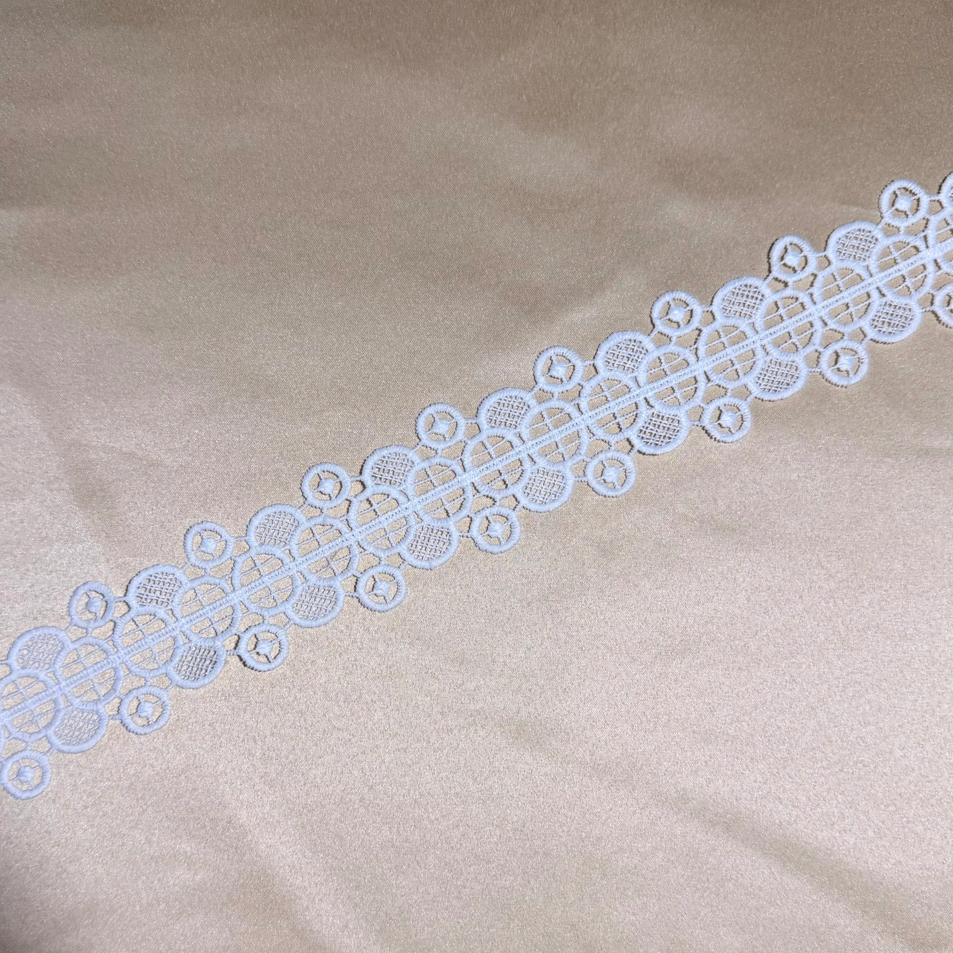 Circle Grid Hallow Lace Trim