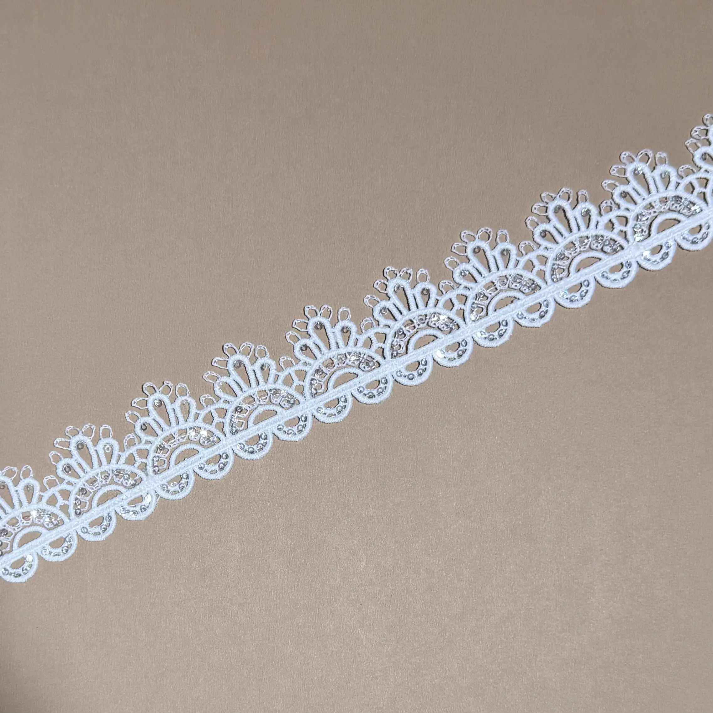Cookie Bloom Sequin Lace Trim