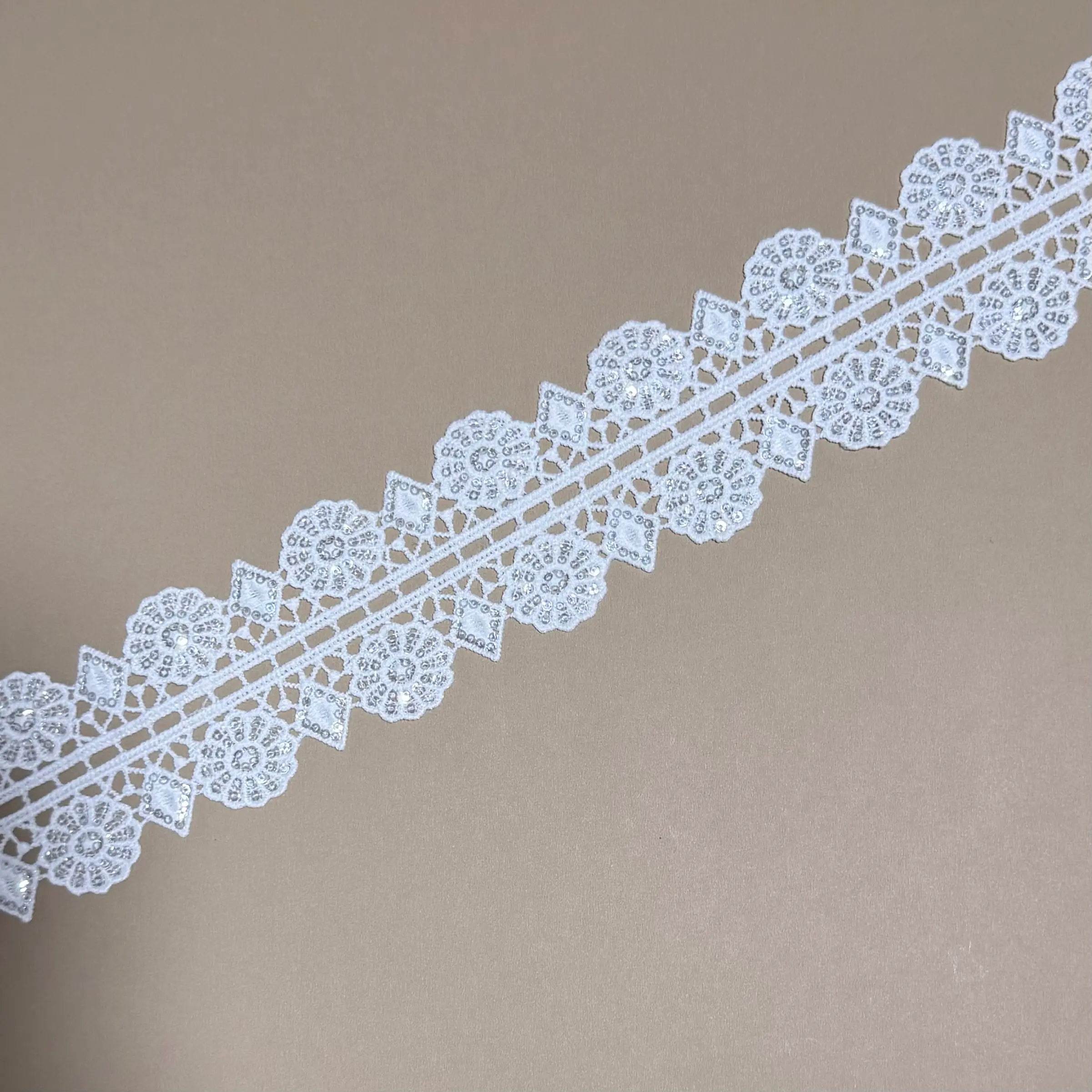 Double Side SunFlower Rhombus Lace Trim