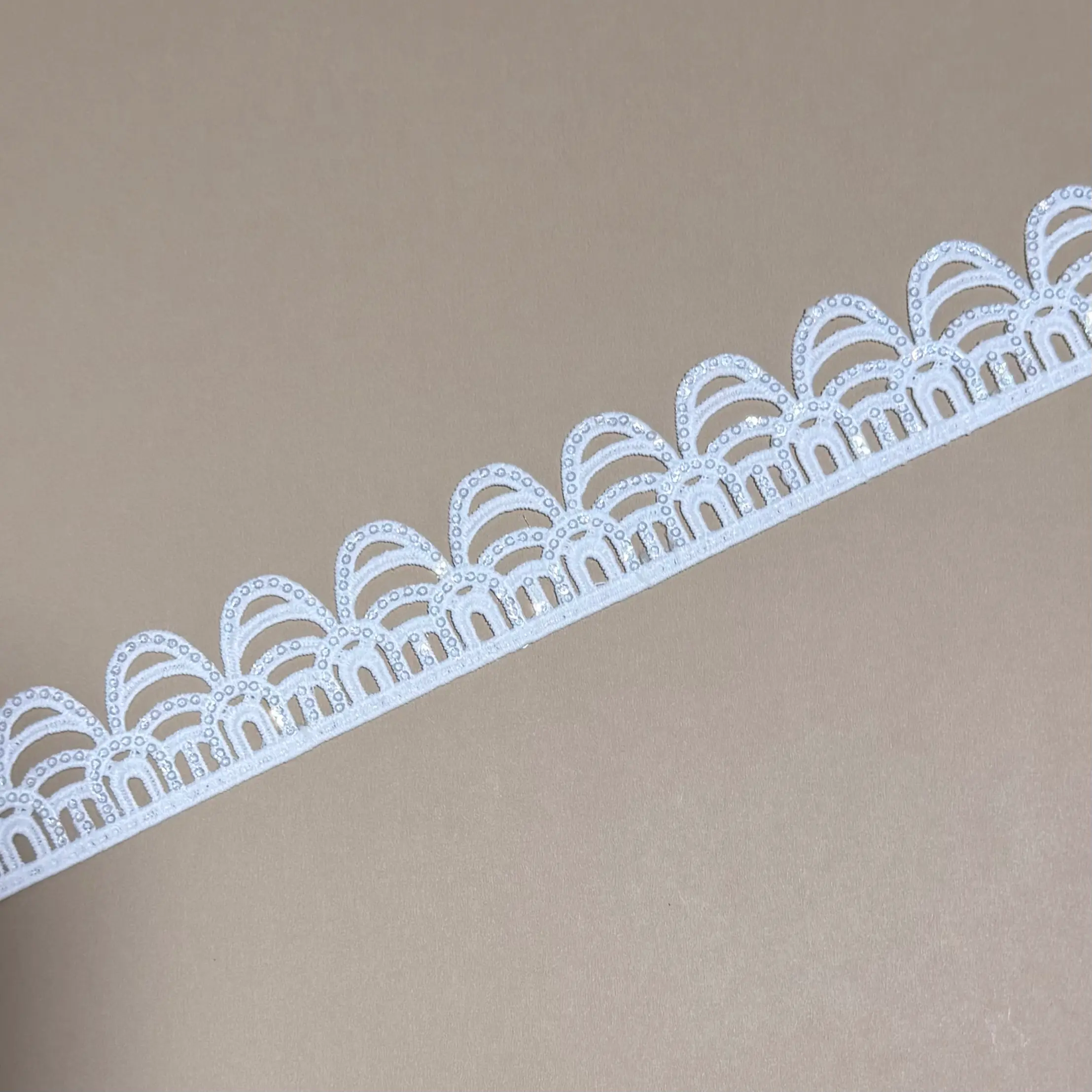 Stacked Roman Sequin Single Border