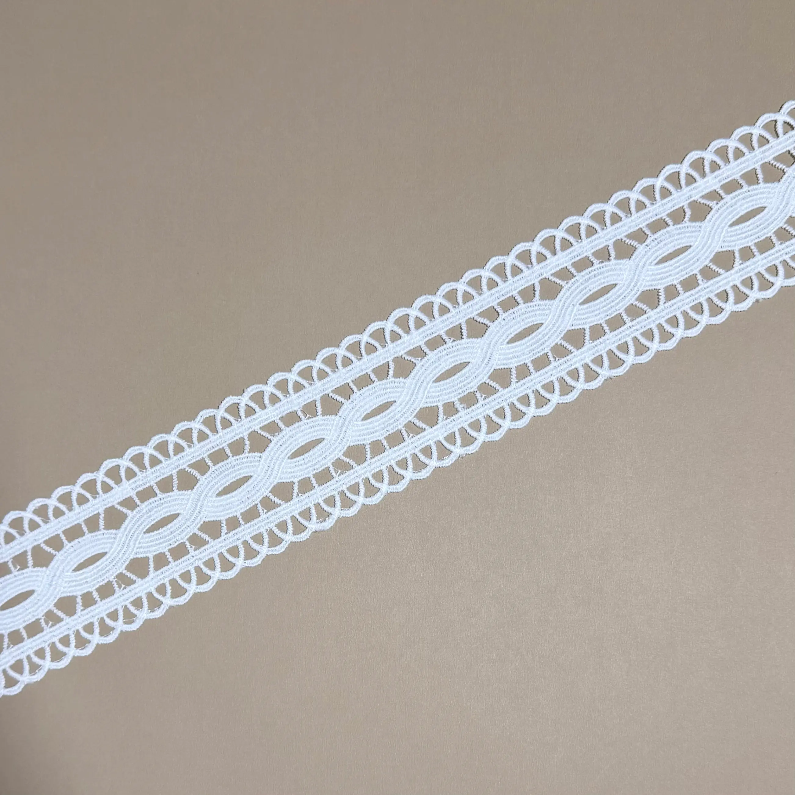 Double Side Twist Oval Loop lace Trim