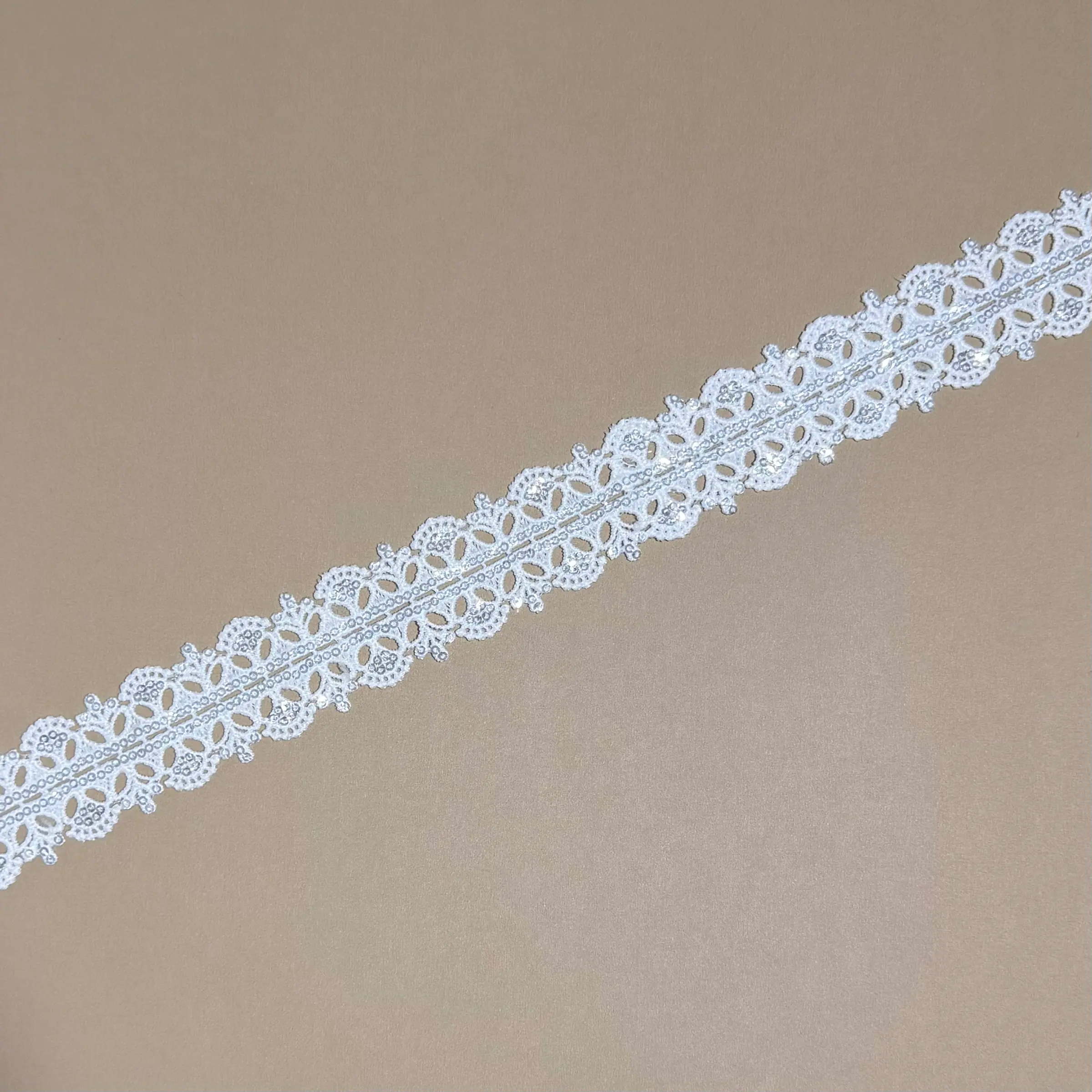 Double Scallop Floral Lace Trim